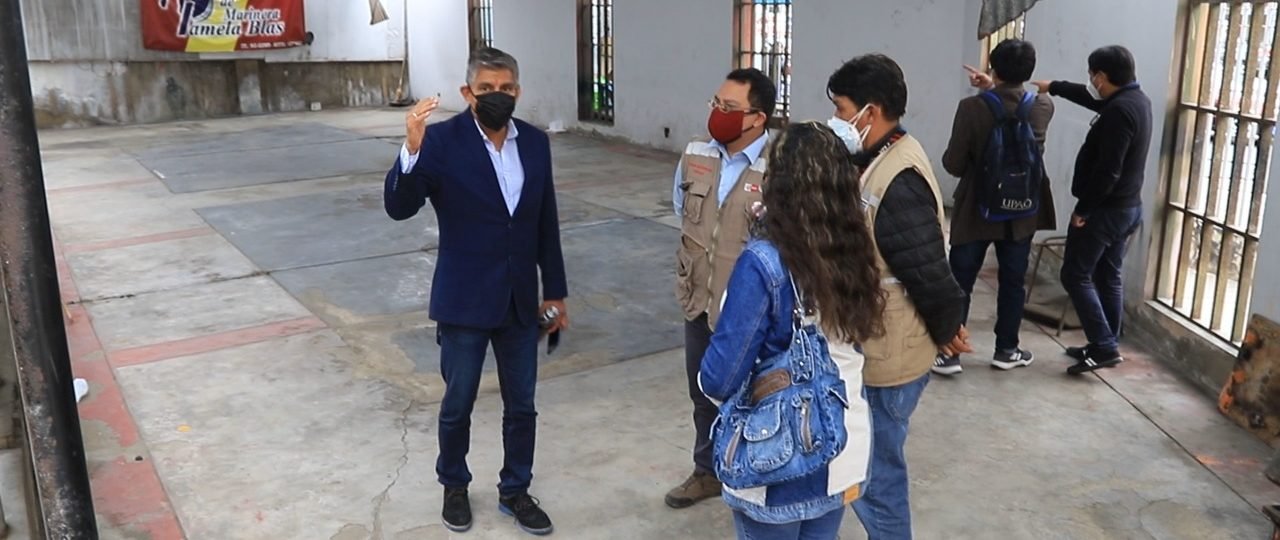 MPS Y MINISTERIO DE CULTURA RECORREN INSTALACIONES DEL CENTRO CULTURAL DONDE SE CONSTRUIRÁ UNA DE LAS SALAS DE ARTE EN CHIMBOTE