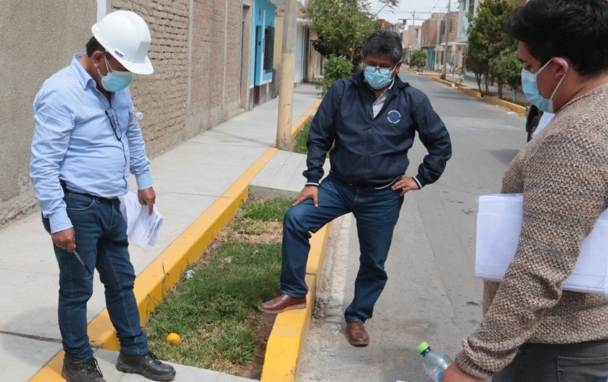 Chimbote: Culminan obra de pistas y veredas en los pueblos Pensacola y Cesar Vallejo