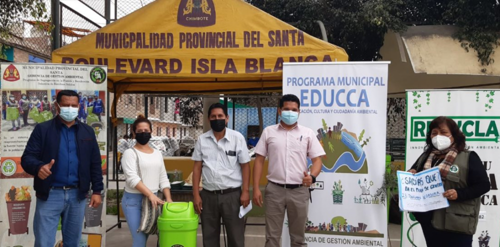 Chimbote: Campaña de sensibilización  sobre manejo de residuos sólidos y educación ambiental
