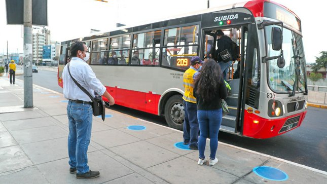 MTC modificó los protocolos sanitarios en los servicios de transporte interprovincial y urbano a nivel nacional