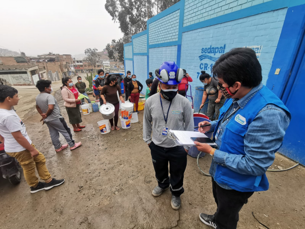 Empresas prestadoras deben asegurar reparto de agua en cantidad necesaria ante interrupciones del servicio