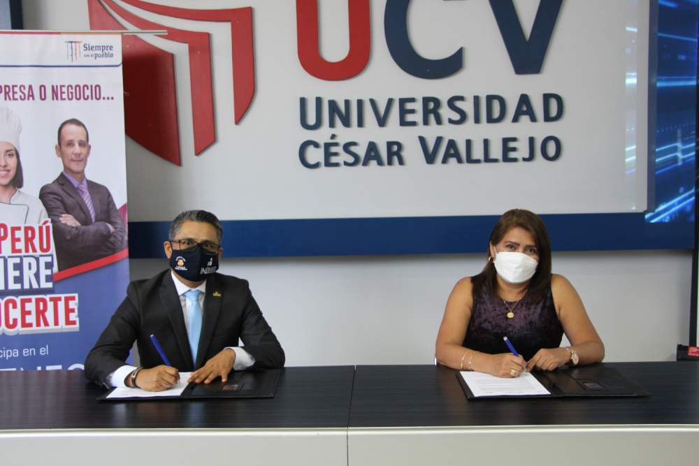 UCV Chimbote e INEI firman convenio de cooperación interinstitucional