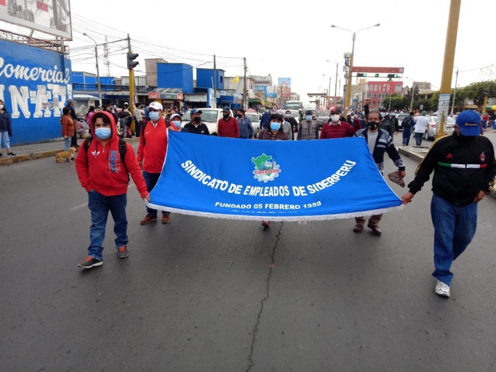 Sindicato de Empleados de SIDERPERU realizará segundo plantón el 03 de mayo del 2022