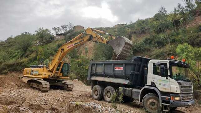 Carhuaz: Se inició descolmatación de la quebrada Piñiuran