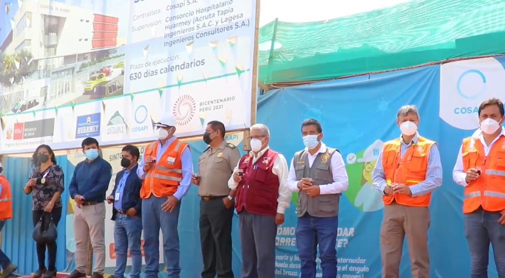 Construcción del nuevo hospital de Huarmey avanza a paso firme