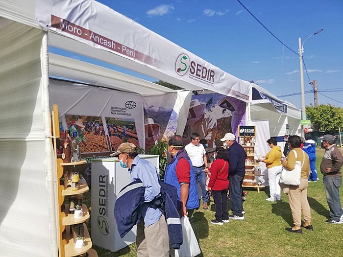 San Pedrito: SEDIR participa en feria que reúne a productores de Áncash y del Perú