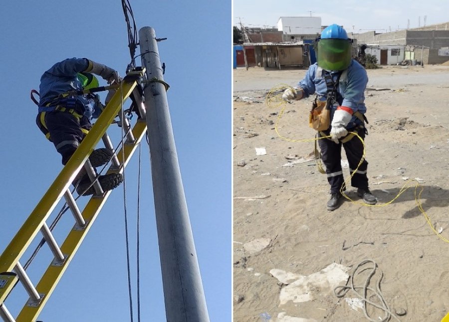 Detectan a 80 familias con conexiones eléctrica clandestinas en Nuevo Chimbote