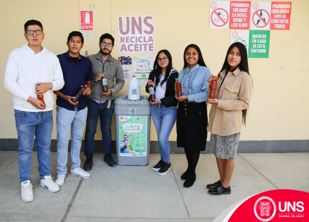 UNS: estudiantes de ingeniería en energía se unen a campaña “Recicla Aceite”