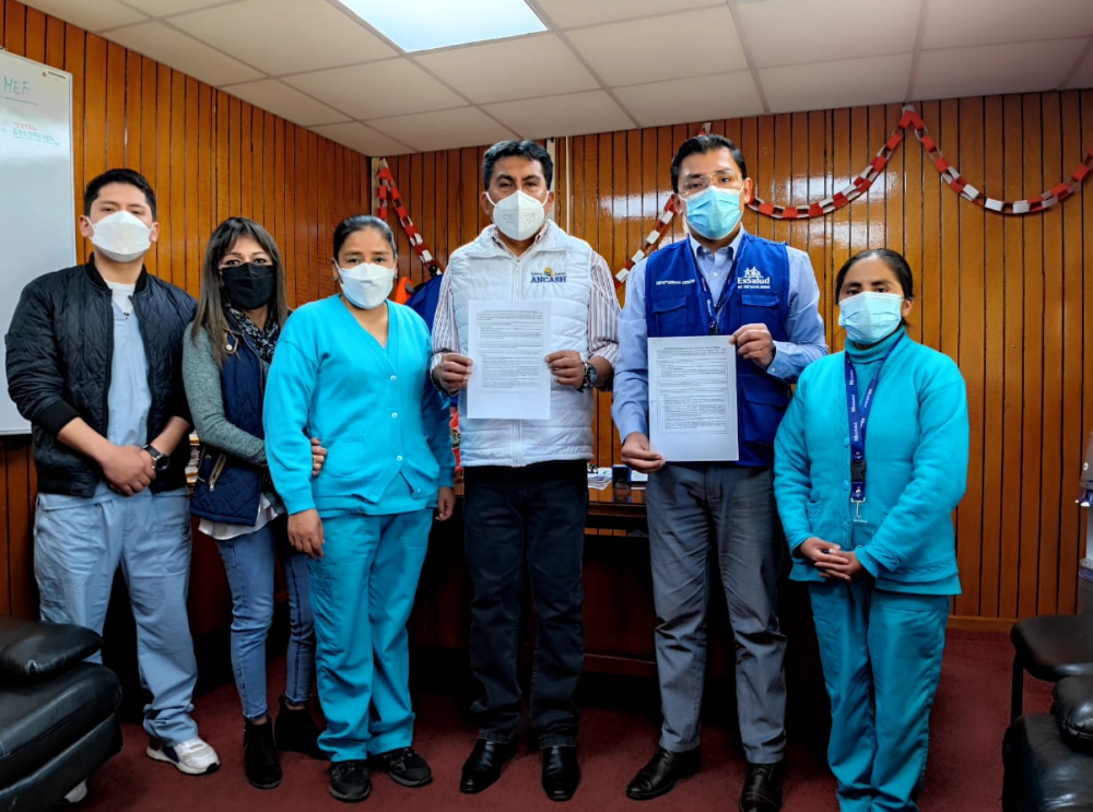 EsSalud Huaraz y GORE Áncash firman alianza de cooperación para implementar el programa “Mi Salud, Mi Vida”