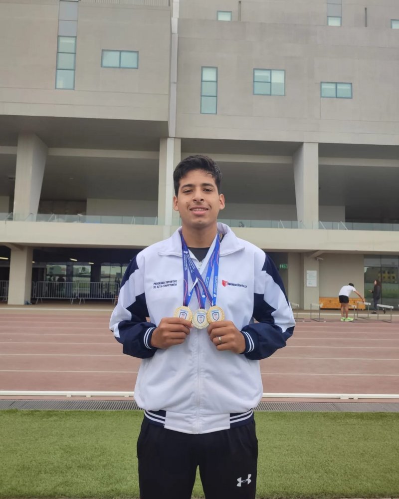 Estudiante de la UCV obtiene medallas de oro y plata en el Campeonato Nacional de Atletismo 2022