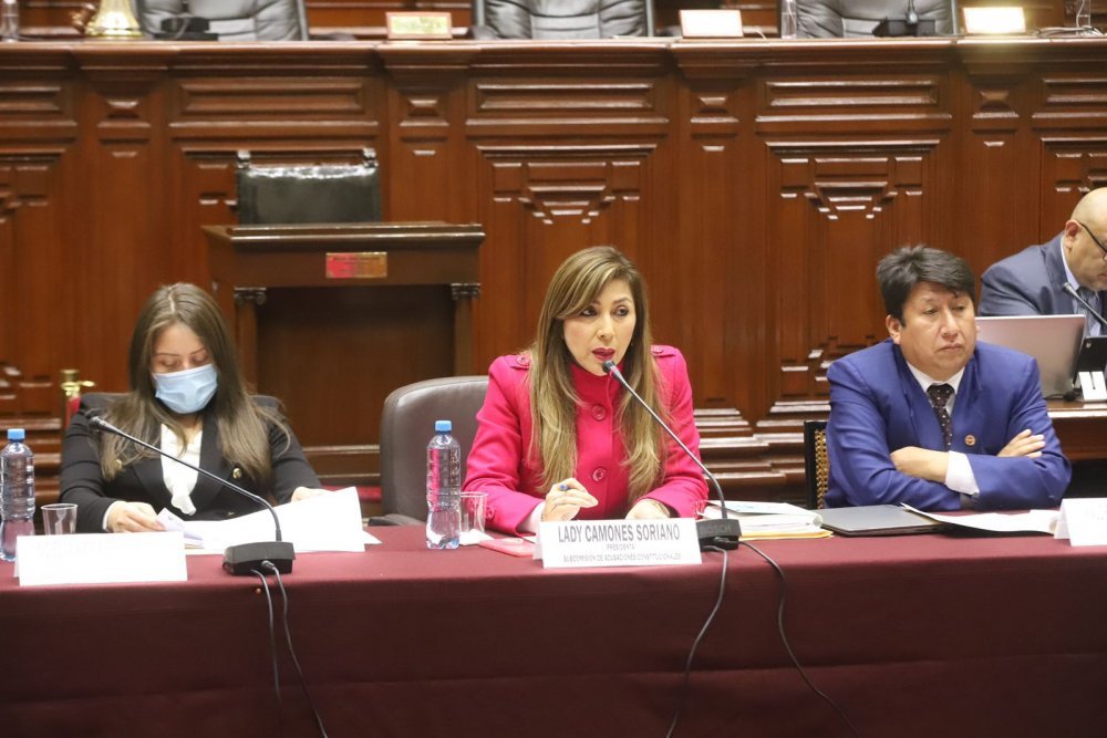 Congresista Lady Camones asumió el cargo de vicepresidenta de la Comisión de Constitución del Congreso