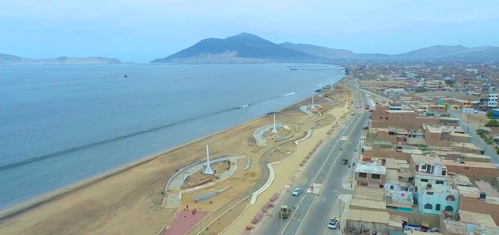 Avenida Costanera de Chimbote registra un 85% de avance