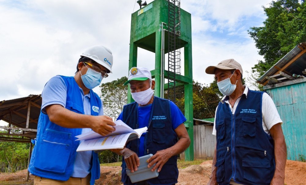 SUNASS evaluó adecuada cloración del agua en 323 organizaciones comunales que brindan los servicios de saneamiento en el ámbito rural