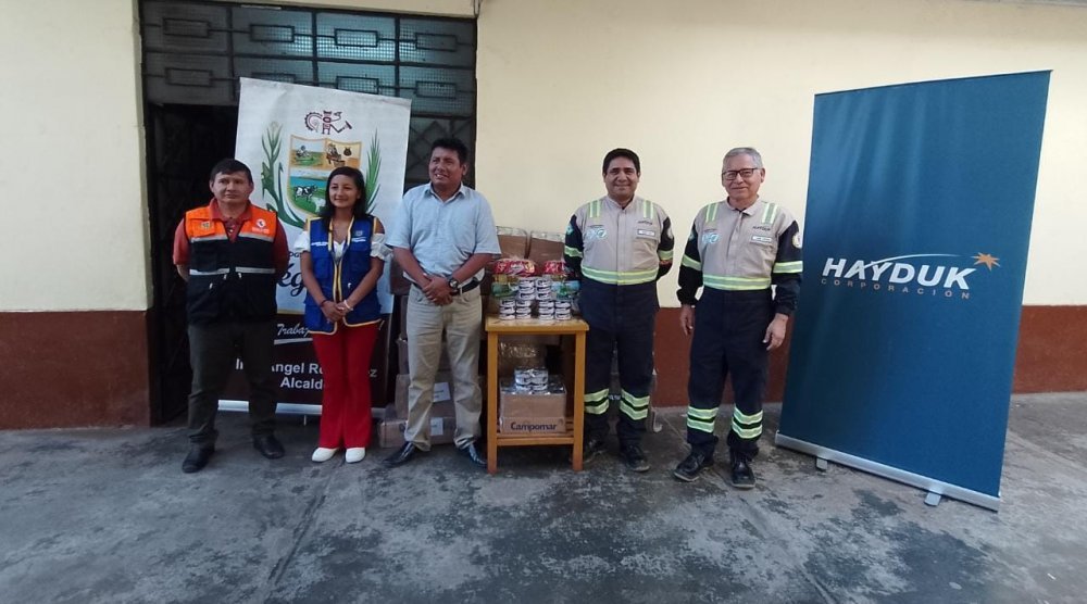 Ciclón Yaku: Pesquera Hayduk realiza donación a damnificados por lluvias