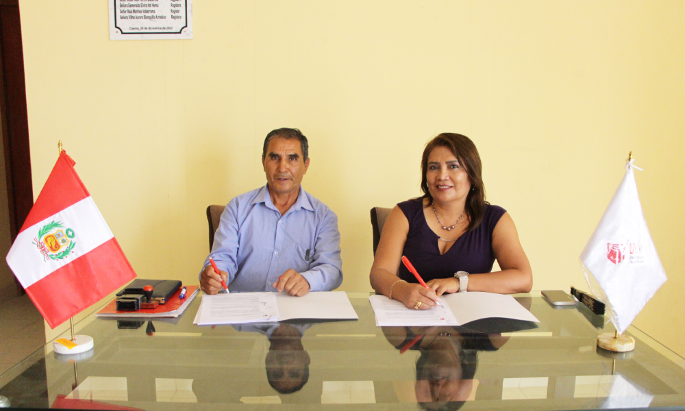 UCV firma convenio con la municipalidad de villa hermosa en casma