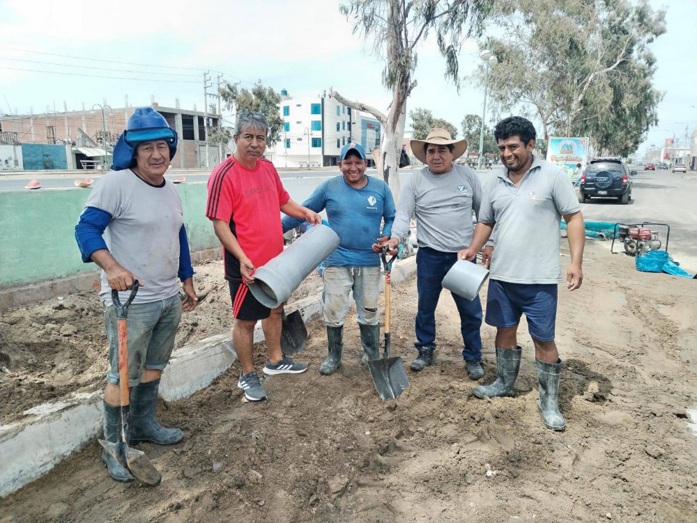 Sedachimbote S.A. dió solución inmediata a ruptura de tubería matriz en Villa María