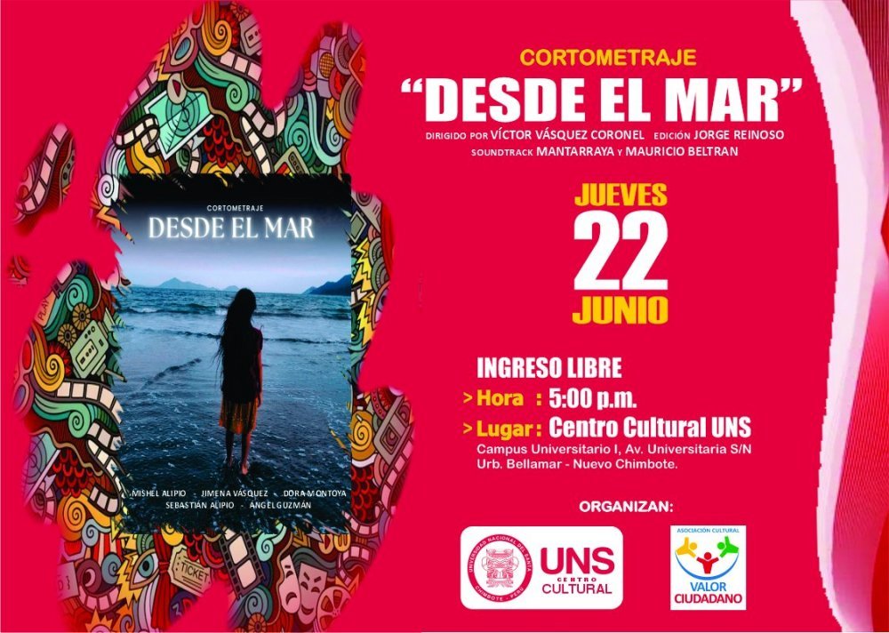 Centro Cultural de la UNS proyectará cortometraje "Desde el mar"