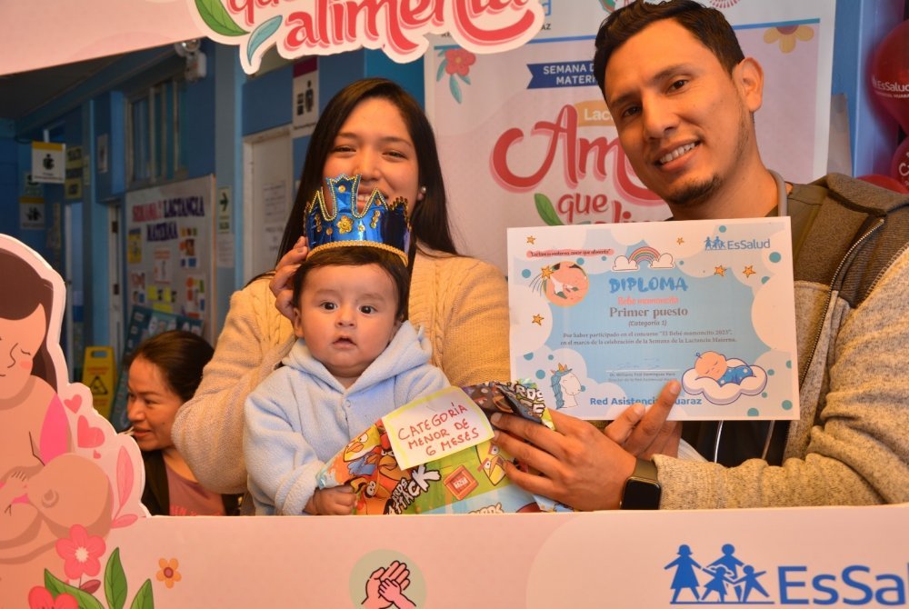 EsSalud Huaraz: Más de 30 bebés participaron en el concurso «Bebé mamoncito 2023»