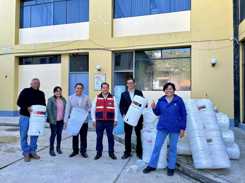 Dirección Regional de Salud de Áncash inicia entrega  kit "mi agua"
