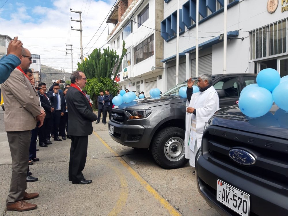 Distrito fiscal de Áncash cuenta con nuevas camionetas y motocicletas para fortalecer labores