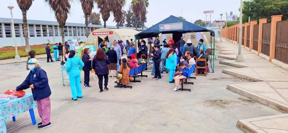 Diresa Áncash a través del hospital regional Eleazar Guzmán Barrón y la Marina de Guerra del Perú vienen realizando la campaña gratuita de salud