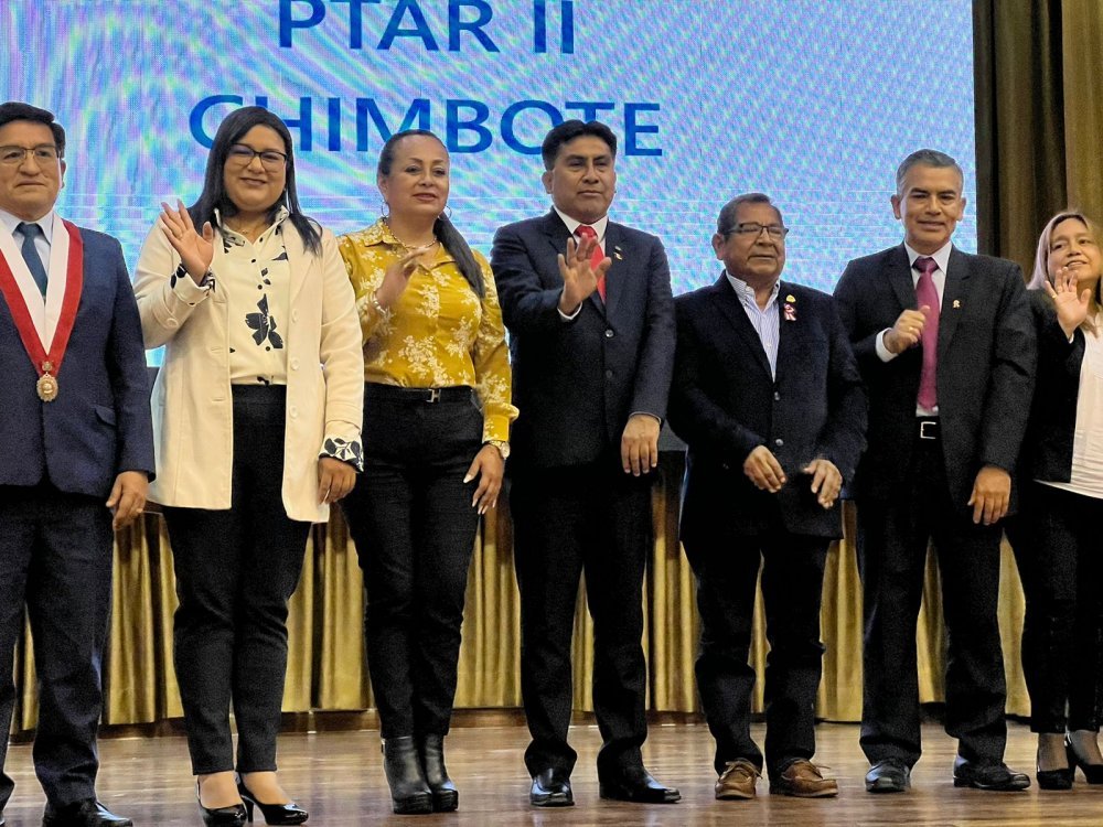 Vicegobernadora participa en el taller de lanzamiento del proyecto de la nueva ptar ii las gaviotas en chimbote