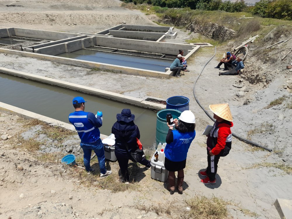 Sunass evalúa plantas de tratamiento de agua artesanales usadas por Centros Poblados de Chimbote