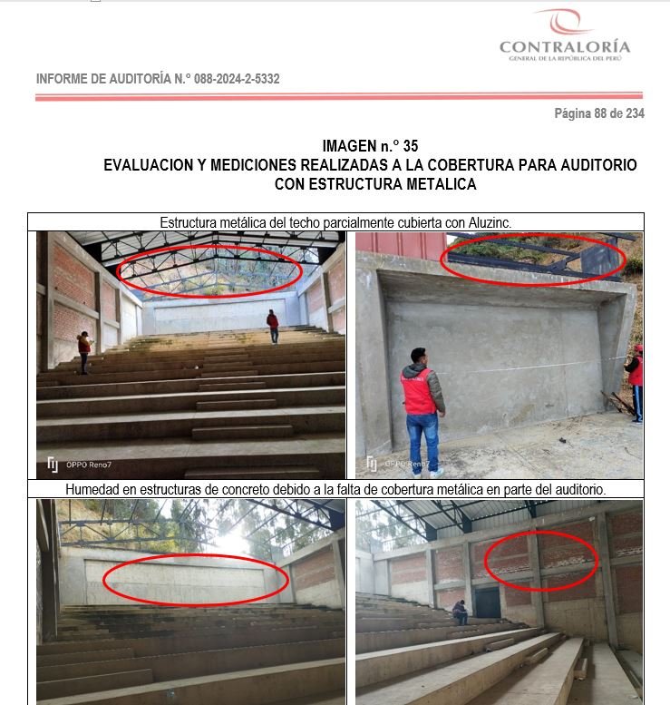 Obra inconclusa y abandonada afecta a escolares del distrito de Tauca en Pallasca