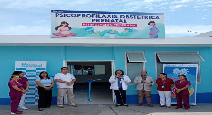 EsSalud renueva sala de psicoprofilaxis y consultorios para gestantes en el Hospital III de Chimbote