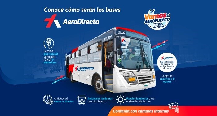 MTC: Conozca cómo serán los buses “AeroDirecto” que lo llevarán al nuevo aeropuerto Jorge Chávez