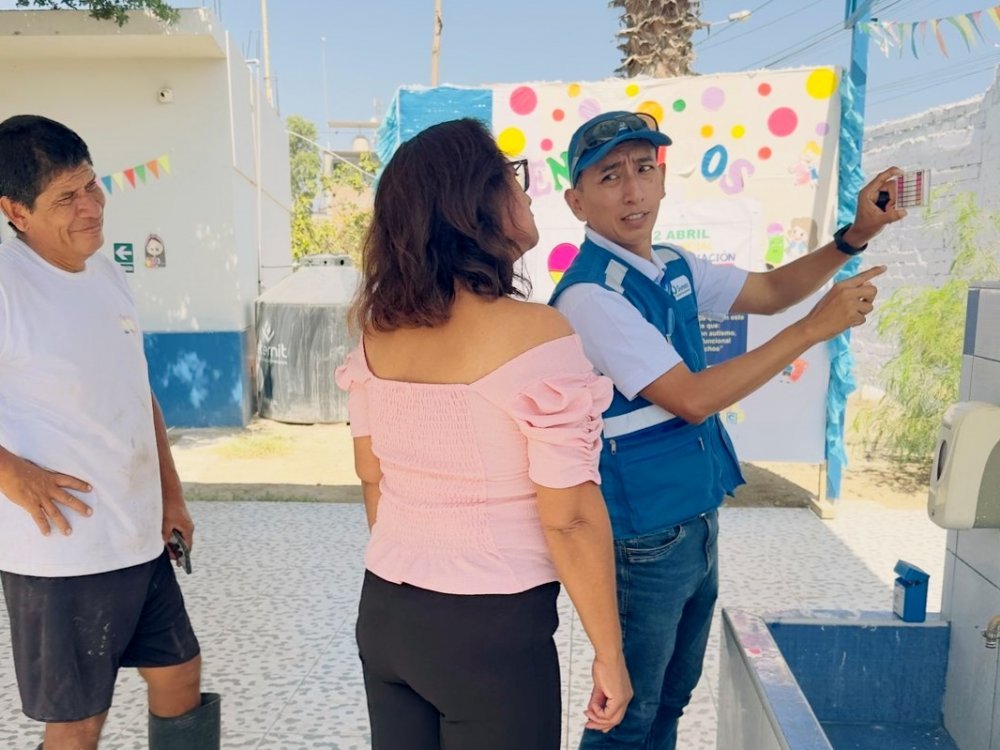 Sunass promueve adecuada cloración en agua potable de colegios de Santa y Casma