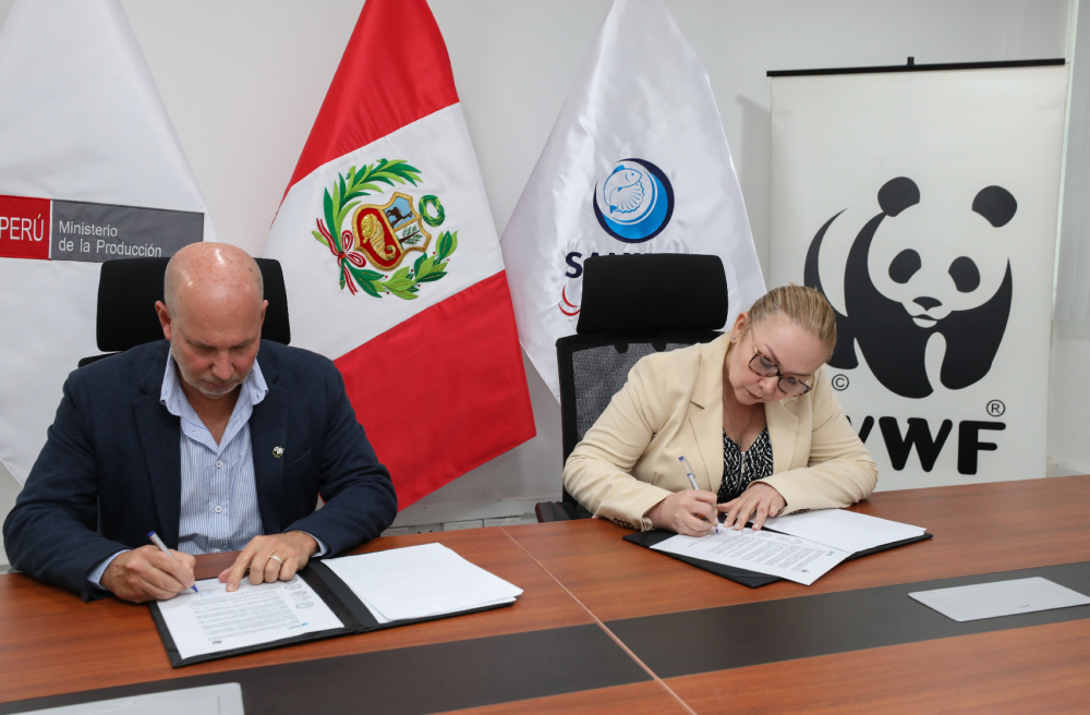 Sanipes y WWF Perú se unen para fortalecer la inocuidad y sostenibilidad en la cadena productiva pesquera y acuícola