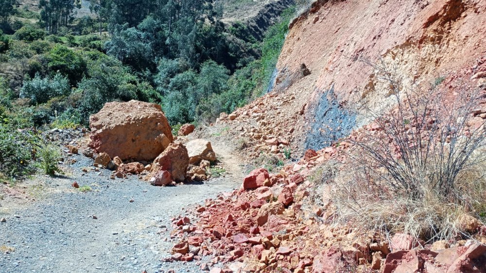 Obra vial suspendida hace 15 meses afecta a conductores y transeúntes de localidades en Pallasca
