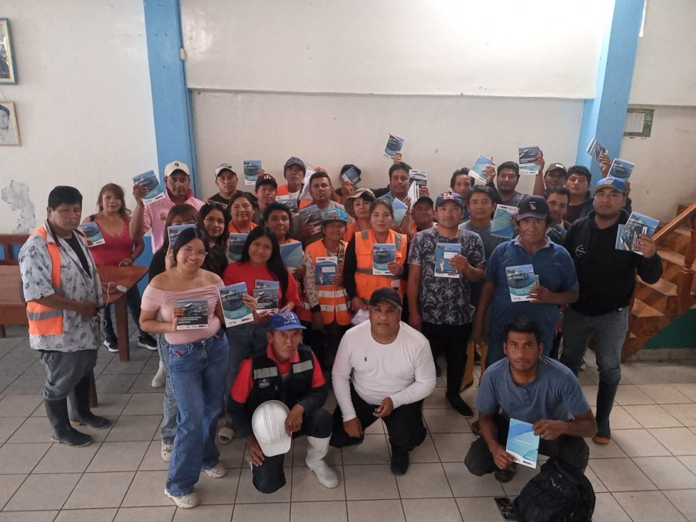 PRODUCE fortalece capacidades de 310 operadores pesqueros y acuícolas en cinco ciudades reforzando la inocuidad de productos hidrobiológicos