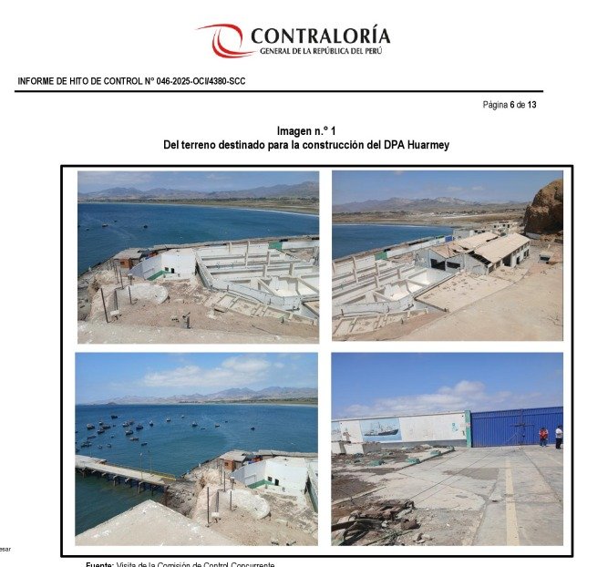 Huarmey: alerta en Desembarcadero Pesquero Artesanal