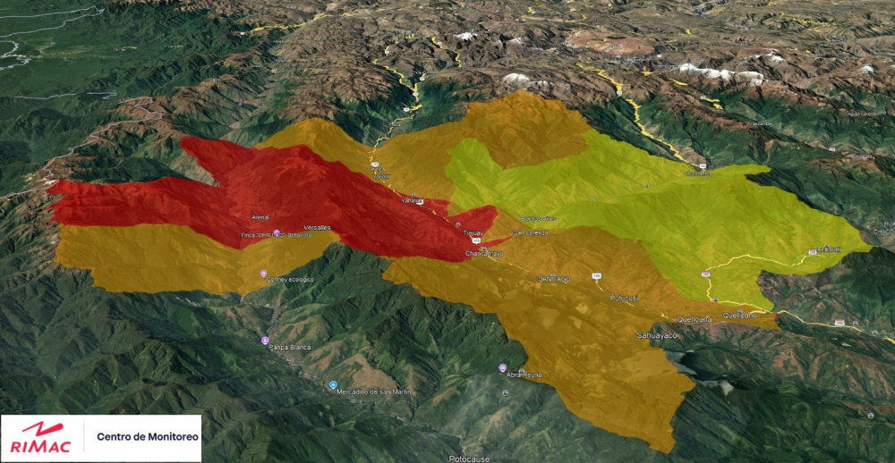 Cusco en peligro muy alto por huaicos y deslizamientos, junto a otras 12 regiones del país