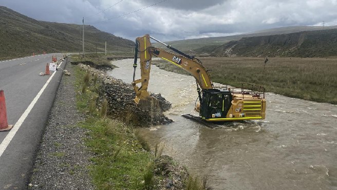 Áncash: Acción preventiva del MTC evita interrupción del tránsito en la carretera Conococha – Catac
