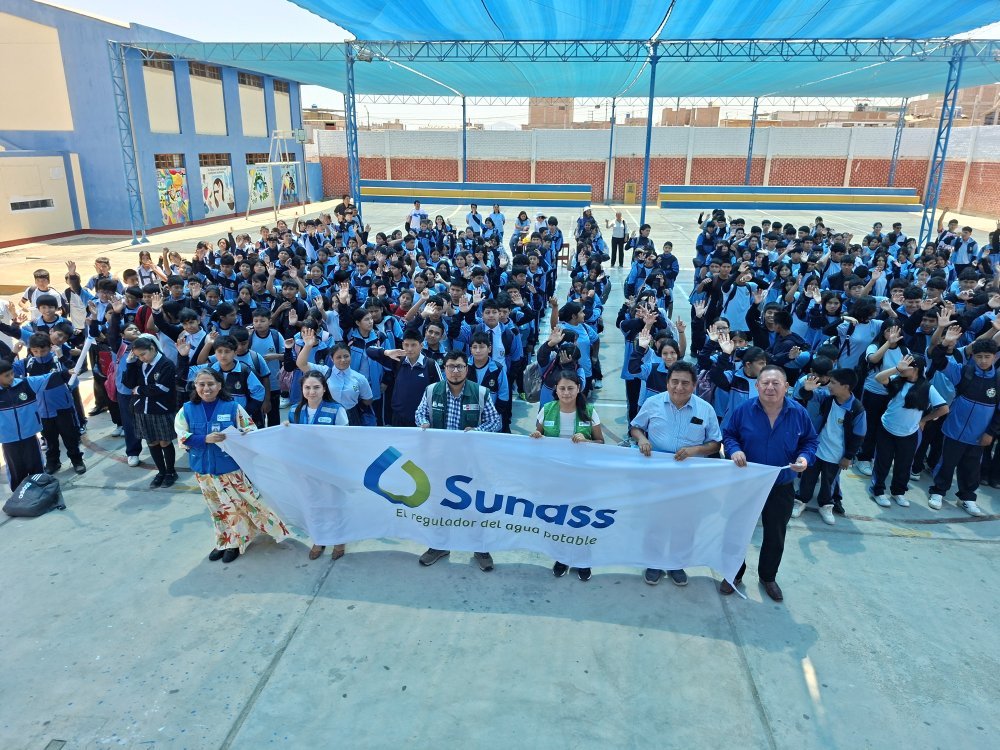 Sunass presenta concurso escolar nacional Gota de Oro que premiará iniciativas sobre cuidado y reúso del agua