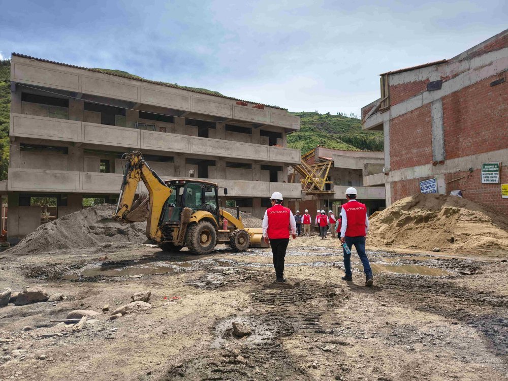 Contraloría alerta riesgos en obra del Instituto Superior Tecnológico de San Marcos