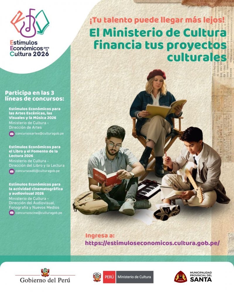 Estímulos económicos para la Cultura 2026