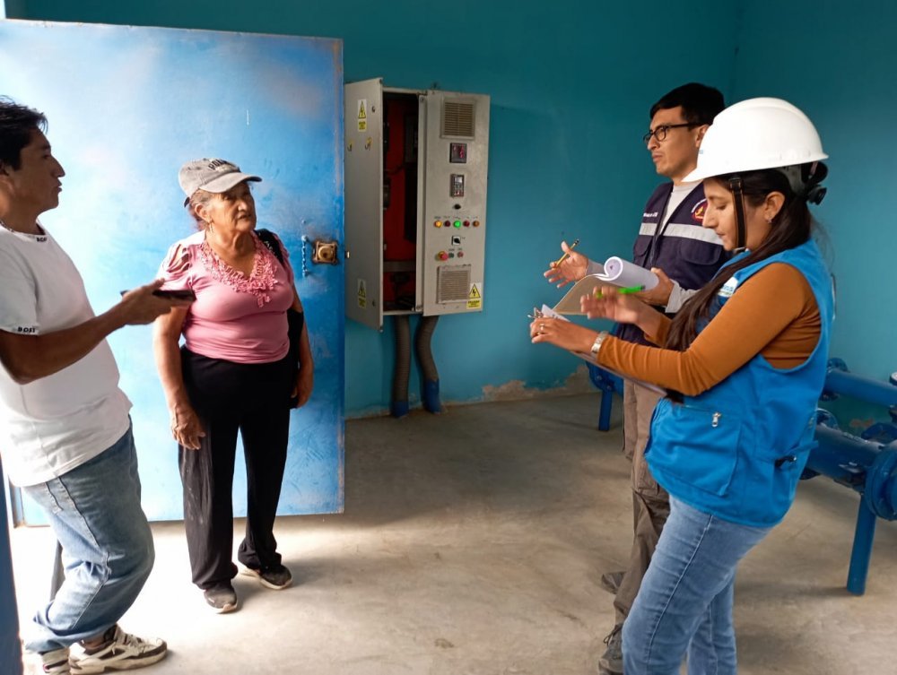 Sunass verifica cumplimiento de mejoras en servicios de agua y saneamiento en cinco localidades de Áncash