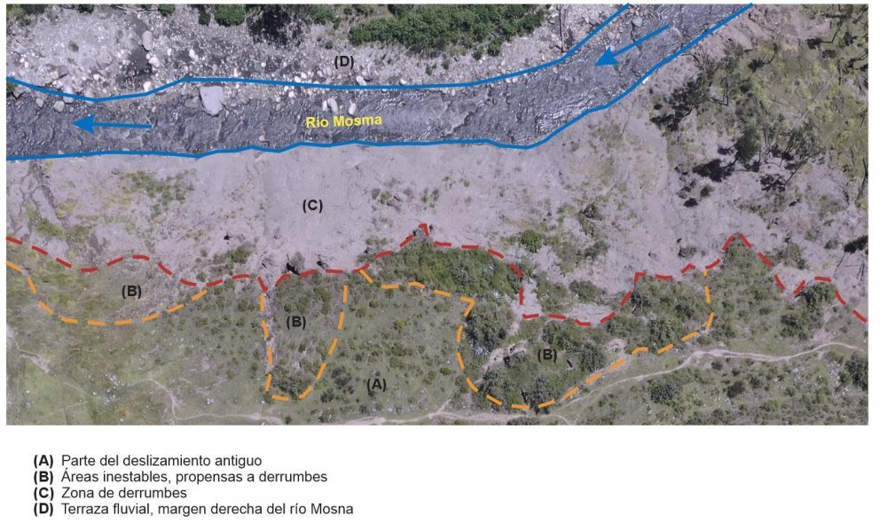 Ingemmet identifica zona crítica por deslizamientos en Misapampa y Paula, en Áncash